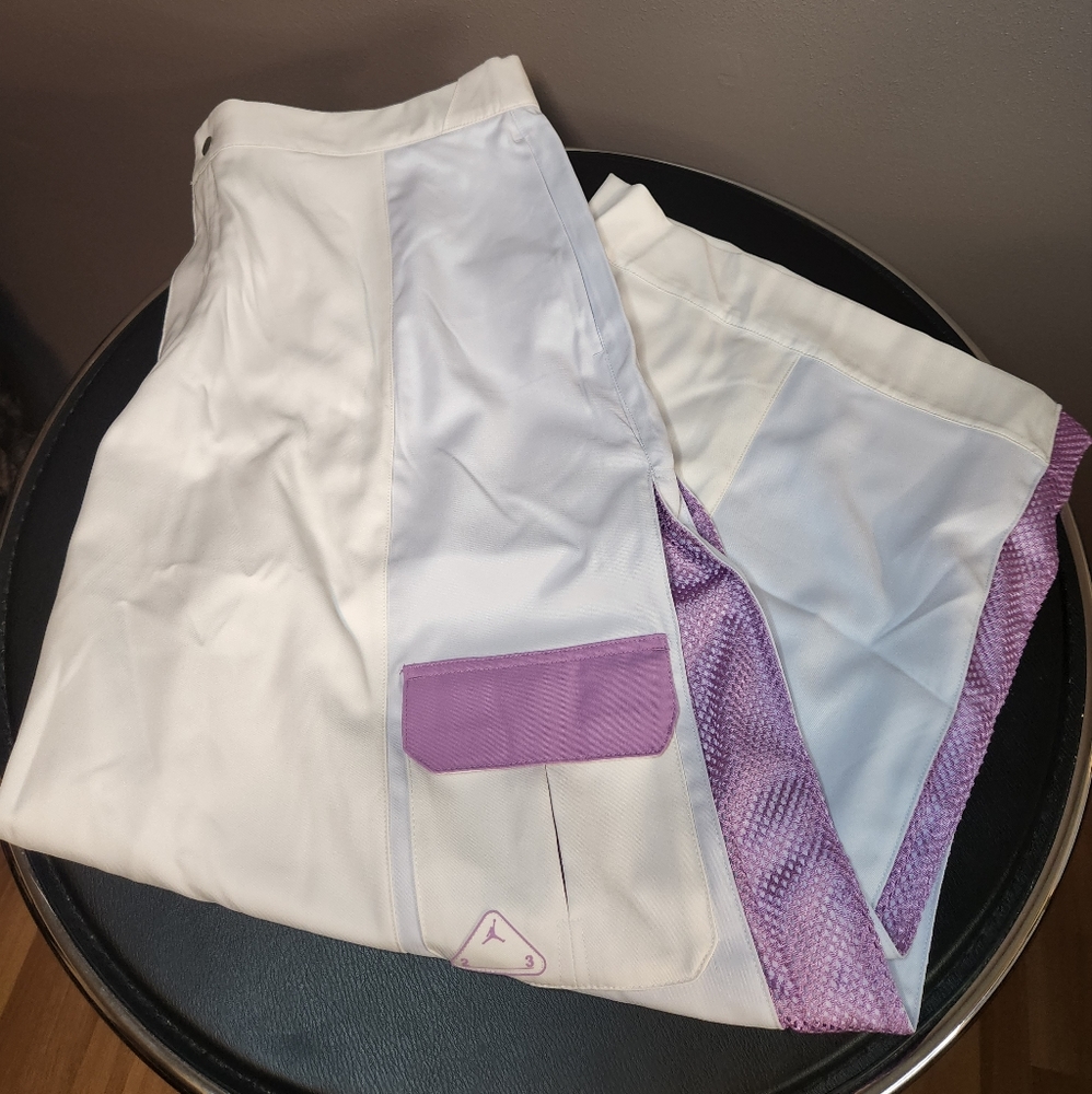 Nike Jordan Womens Pants sz XXL New White/Purple - Picture 9 of 9